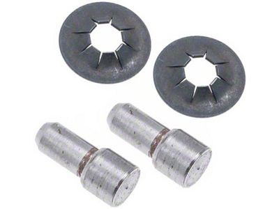 1968-1972 Camaro Console Ash Tray Lid Hinge Pin Set; 4 Piece Set