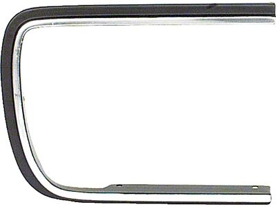 1967-1968 Camaro Rally Sport Headlamp Door Molding; RH Passenger Side