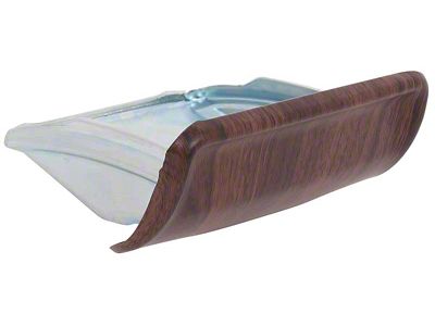 1968 Camaro Dash Ash Tray and Receiver; with Walnut Woodgrain