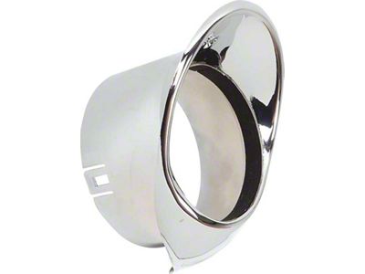 1967-1968 Camaro Dash Air Vent Bezel; Chrome; RH