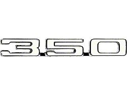 1968 Camaro 350 Front Fender Emblem; LH