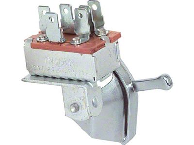 1969 Camaro Heater Control Fan Switch; with Air Conditioning