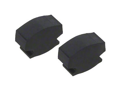 1967-1969 Camaro Dash Ash Tray Rubber Bumpers, Pair