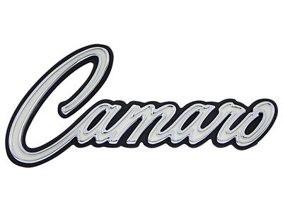 1969 Camaro Dash Panel Emblem; with Hardware; GM Licensed