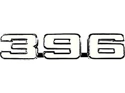 396 Front Fender Emblem; RH or LH; Each (1969 Camaro)