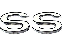 SS Front Fender Emblem; 2 Piece (69-72 Camaro)