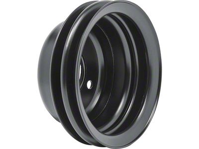 1969 Camaro Crankshaft Pulley; 396,427,454 Big Block; Long Water Pump; Deep 2 Groove