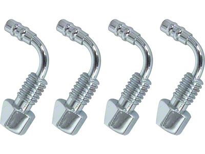 1969 Camaro Headlamp Washer Nozzle Set; 4 Piece Set