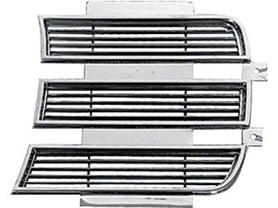 1969 Camaro RS Inner Headlamp Door - LH - Chrome