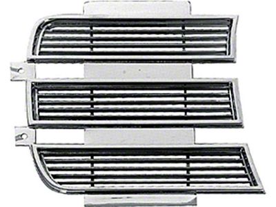 1969 Camaro RS Inner Headlamp Door - RH - Chrome