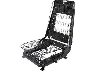 1967-1968 Camaro Bucket Seat Frame Assembly; with Seat Springs & Seat Track; LH Driver Seat