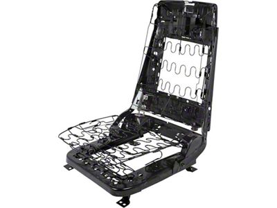 1967-1968 Camaro Bucket Seat Frame Assembly; with Seat Springs & Seat Track; RH Passenger Side