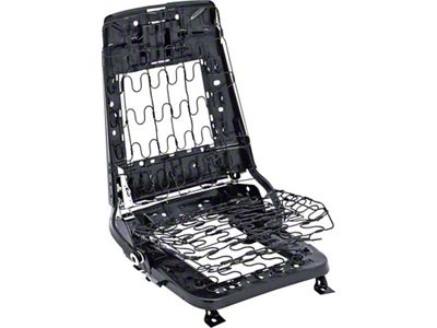 1969 Camaro Bucket Seat Frame Assembly; with Seat Springs & Seat Track; RH Passenger Side