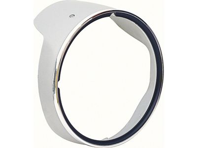 1969 Camaro Headlamp Bezel; with Chrome Ring; LH Drivers Side