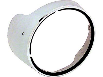 1969 Camaro Headlamp Bezel; with Chrome Ring; RH Passenger Side