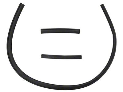 1970-1981 Camaro Hood To Cowl Seal; 3 Piece Set
