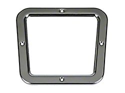 1970-1981 Camaro Gearshift Boot Retainer Plate; Manual Transmission; Chrome Plated