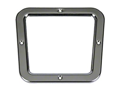 1970-1981 Camaro Gearshift Boot Retainer Plate; Manual Transmission; Chrome Plated