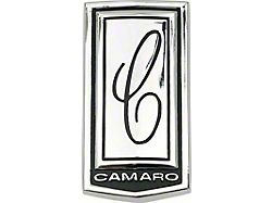 Header Panel Emblem; with Hardware (1970 Camaro)