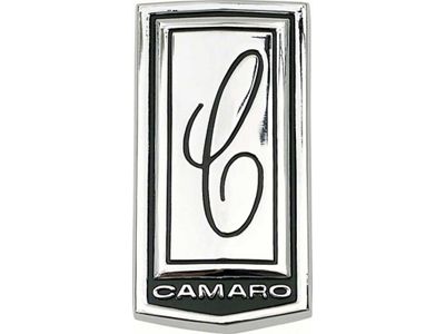 1970 Camaro Header Panel Emblem; with Hardware