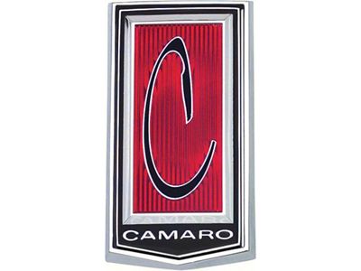 1971-1973 Camaro Header Panel Emblem; GM Licensed