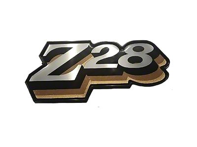 1978 Camaro Z28 Front Grill Emblem; Dark Gold