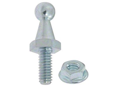 1971 Camaro Accelerator Pedal Ball Stud Pivot; 1/4-Inch-20 x 1-1/2-Inch