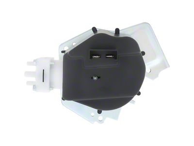 1970-1973 Camaro Windshield Washer Pump; For Hidden Wipers; First Design; Straight Nozzles; White Washer Pump Head