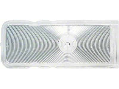 1967 Camaro Back Up Lamp Lens; Except RS Models; With GM Markings; LH or RH