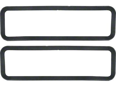 1967-1968 Camaro Molded Rubber Tail Lamp Gaskets; Pair