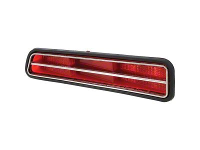 1969 Camaro Tail Lamp Lens; with Rally Sport; Drivers Side