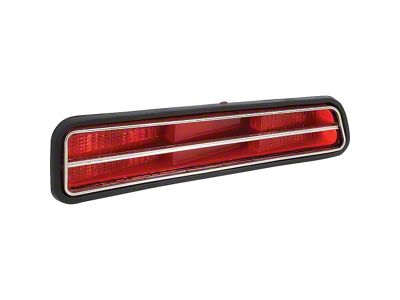 1969 Camaro Tail Lamp Lens; with Rally Sport; Passenger Side