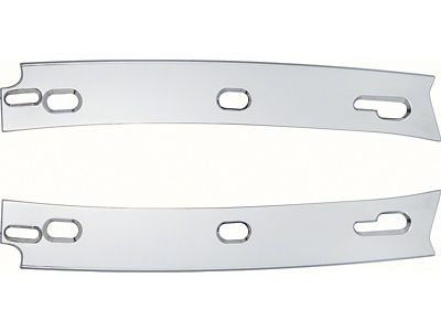 1970-1981 Camaro Rear Roof Rail Window Trim Moldings; Pair