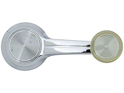 1967 Camaro Window Crank Handle; with Clear Knob; Each