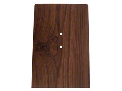 1968 Camaro Console Forward Plate Woodgrain Insert
