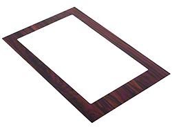 Console Shift Plate Insert; Cherrywood; Automatic Trans (1969 Camaro)