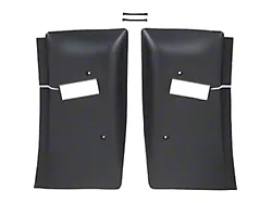 1978-1981 Camaro Seat Belt Retractor Covers; T-Top Models; Pair