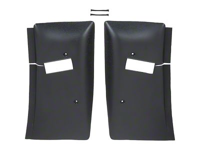 1978-1981 Camaro Seat Belt Retractor Covers; T-Top Models; Pair