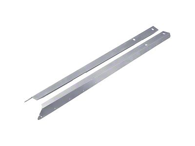 1968-1969 Camaro Front Door Panel Top Rails; Standard Interior; Pair