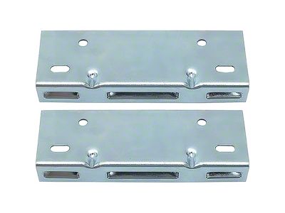 1967 Camaro Deluxe Door Panel Mounting Brackets; Pair