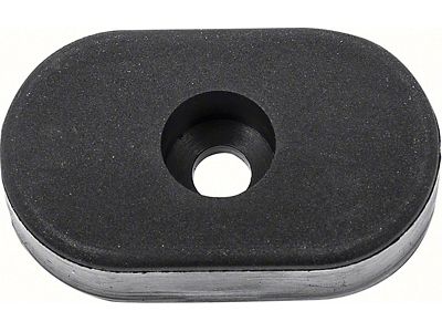 1967-1975 Camaro Seat Back Bumper; Oval Style; Each