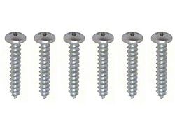 1968-1969 Camaro Arm Rest Base Screw Set; 6 Piece