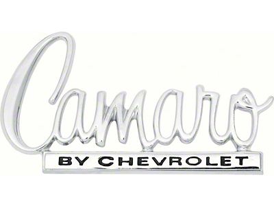1970 Camaro Trunk Lid Emblem; with Hardware
