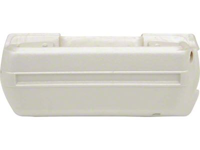 1968-1969 Camaro Arm Rest Base; Standard Interior; Pearl Parchment; Drivers Side
