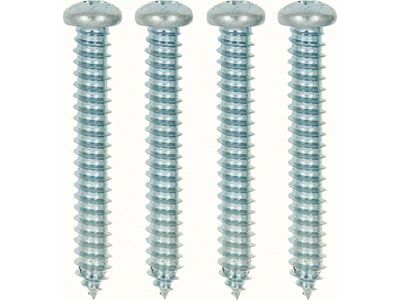 1968-1969 Camaro Door Panel Grab Handle Screw Set; Deluxe Interior; 4 Piece Set