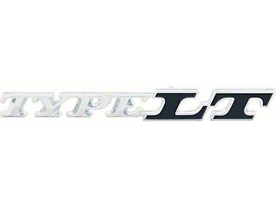 1974 Camaro Type LT; Sail Panel, Rear Panel Emblem; Exterior; with Hardware; GM Licensed