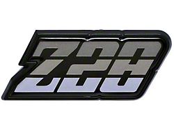 1980-1981 Camaro Z/28 Fuel Door Emblem; Charcoal; with Hardware
