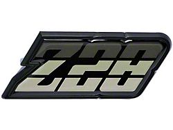 1980-1981 Camaro Z/28 Fuel Door Emblem; Dark Green; with Hardware