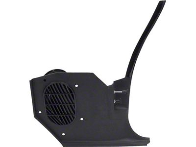 1970-1981 Camaro Interior Kick Panel; without AC; Passenger Side; Black