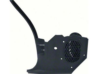 1970-1981 Camaro Interior Kick Panel; without AC; Drivers Side; Black